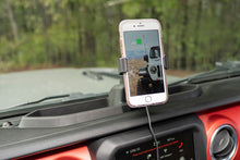 Cargar imagen en el visor de la galería, Rugged Ridge Dash Multi-Mount Charging Phone Kit 18-20 Jeep Wrangler JL/JT