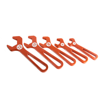 DeatschWerks AN Hose End Wrench Set (4, 6, 8, 10, 12) - T6061