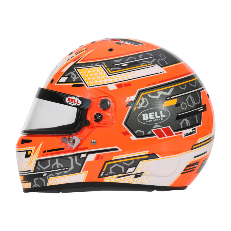 Bell Helmet Rs7-K Stamina Anthracite/Orange Lrg (60-61) Fia8878-2024/K2025
