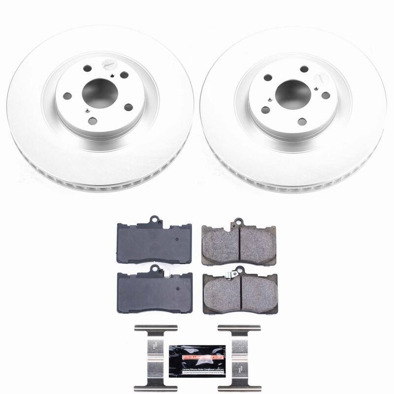 Power Stop 2011 Lexus GS350 Front Z23 Coated Brake Kit