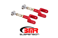 Cargar imagen en el visor de la galería, BMR 79-04 Fox Mustang Upper Control Arms On-Car Adj. Rod Ends - Red