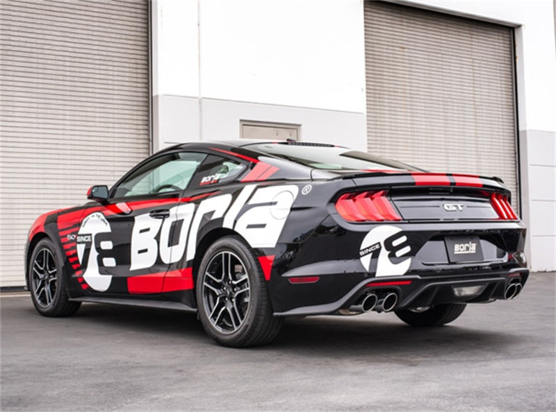 Borla S-Type Active Valve Cat-Back Exhaust 3in — 2018-2023 Ford Mustang GT 5.0L