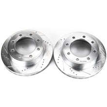 Load image into Gallery viewer, Power Stop 00-05 Ford Excursion Front Evolution Drilled &amp; Slotted Rotors - Pair