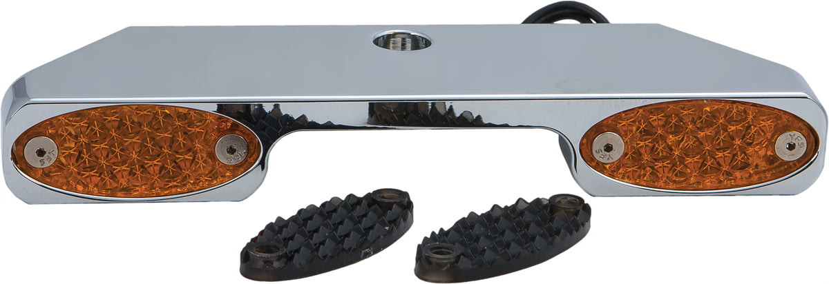 PRO ONE Turn Signal BAR w/Amber LED Narrow Glide CHR (909101)
