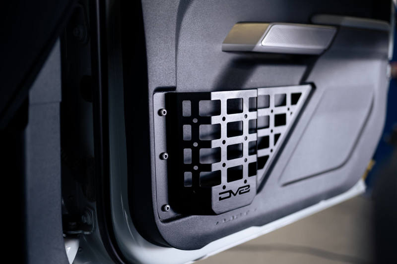 DV8 Offroad Front Door Pocket Molle Panels — Fits 2021-2025 Ford Bronco