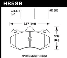 Cargar imagen en el visor de la galería, Hawk 2014 McClaren MP4-12C (Spider) DTC-60 Rear Race Brake Pads