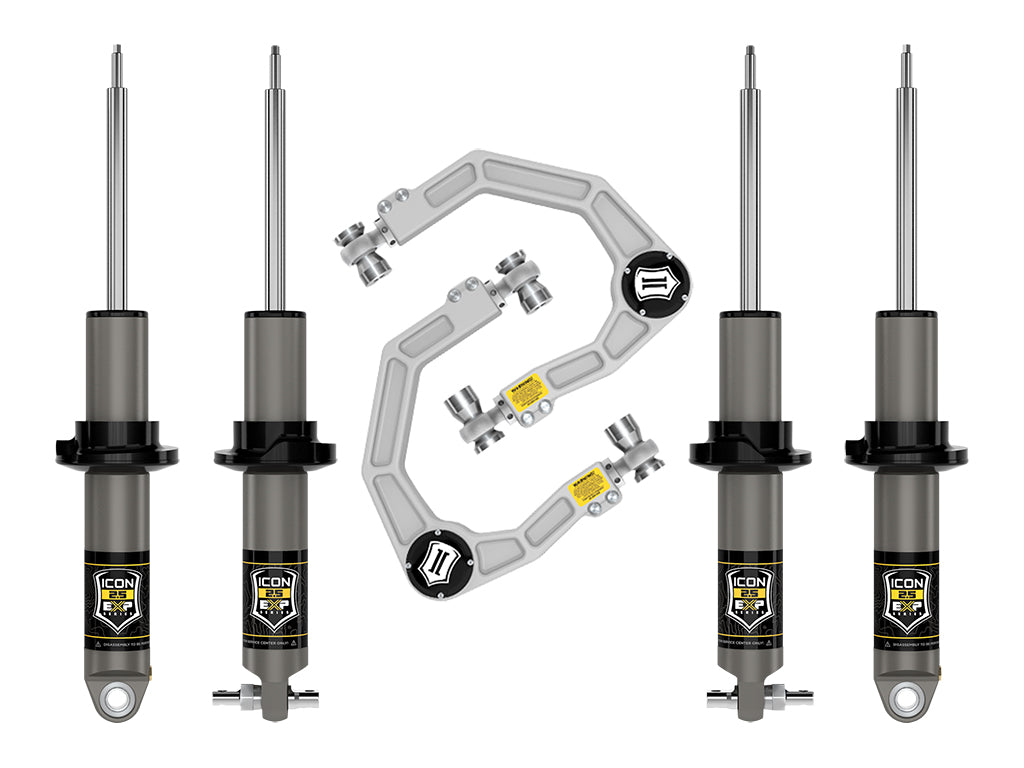 ICON Hoss 2.0 Stage 2 Suspension System Billet UCA — 2021-2022 Ford Bronco