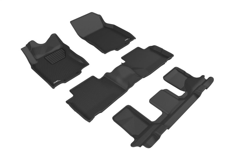 3D MAXpider 14-20 Nissan Rogue Kagu Black Full Set
