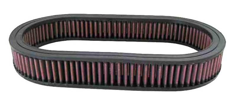 K&N Custom Oval Air Filter E-3515 — 7.75in OW x 14.625in OL x 2in H