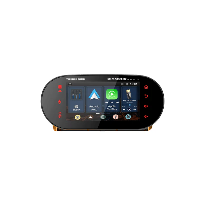 Diamond Audio BT Media Players Fltr 98-13 Android/Apple CAR Play (MSHD9813RG)