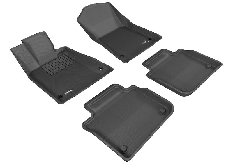 3D MAXpider 13-20 Lexus GS / GS Hybrid RWD Kagu Black Full Set