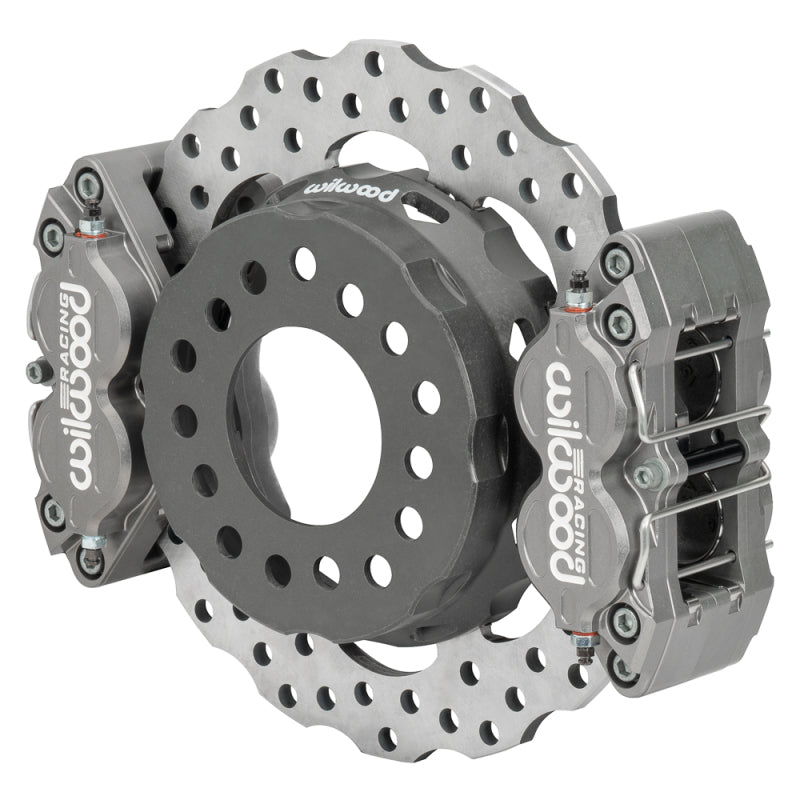 Wilwood Big Ford New Style Dynapro SA Lug Drive Dynamic Dual Rear Drag Brake Kit- 2.50 Offset