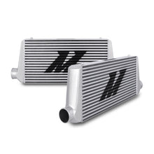 Cargar imagen en el visor de la galería, Mishimoto Universal Silver S Line Intercooler Overall Size: 31x12x3 Core Size: 23x12x3 Inlet / Outle