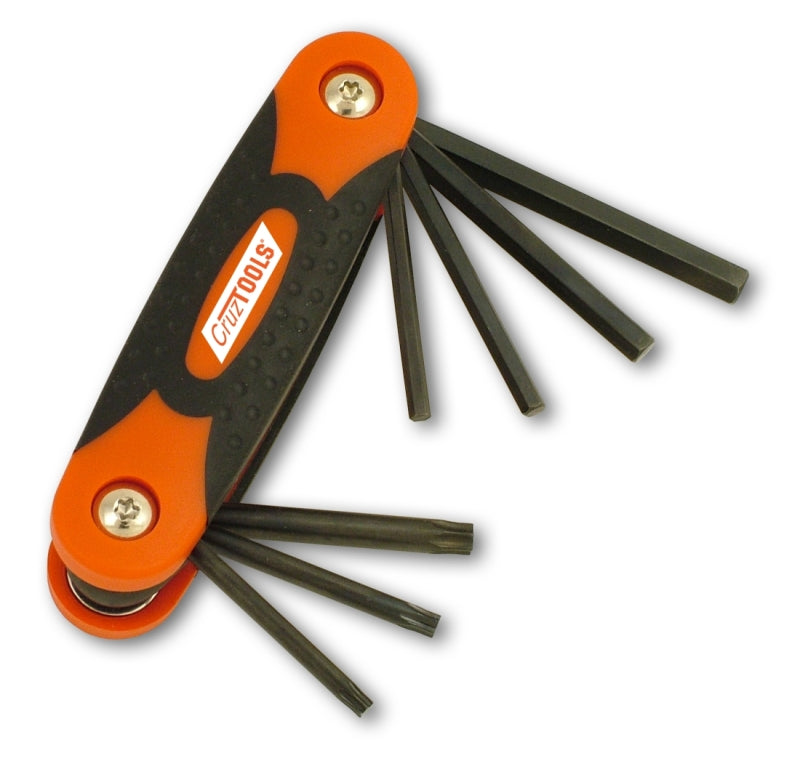 CruzTOOLS Folding Hex/Torx Key Set for Harley-Davidson Motorcycles (FHT1)