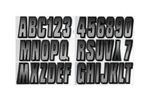 Cargar imagen en el visor de la galería, Hardline Boat Lettering Registration Kit 3 in. - 300 Silver/Black