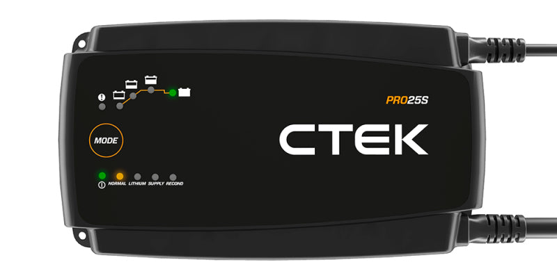 Cargador de batería CTEK PRO25SE, 50-60 Hz, 12 V, cable de carga extendido de 6 m