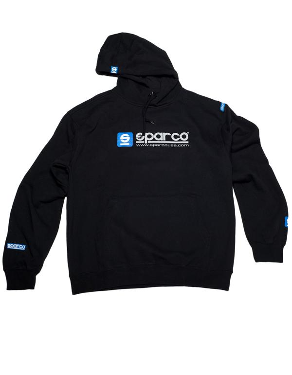Sparco Swtshrt Hooded charcoal Grey Lrg