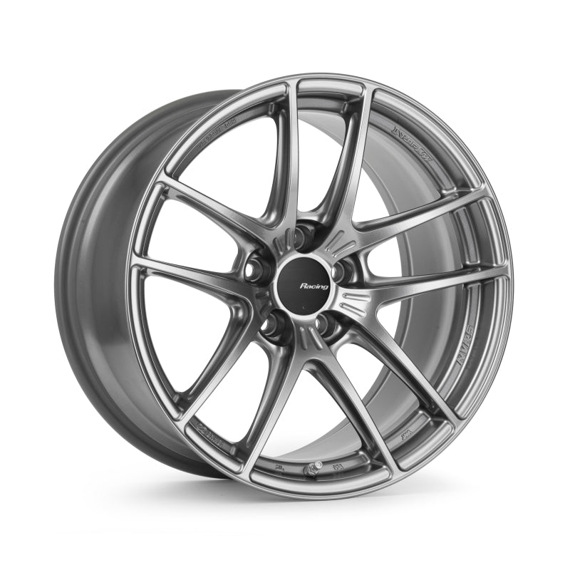 Enkei NVR5 18x9.5in / 5x114.3 BP / ET15 / 75mm Bore - Dark Hyper Silver Wheel