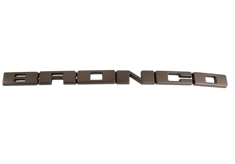 Kit de superposición de letras para parrilla del Ford Racing Bronco 2021+: bronce