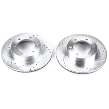 Cargar imagen en el visor de la galería, Power Stop 96-02 Toyota 4Runner Front Evolution Drilled &amp; Slotted Rotors - Pair