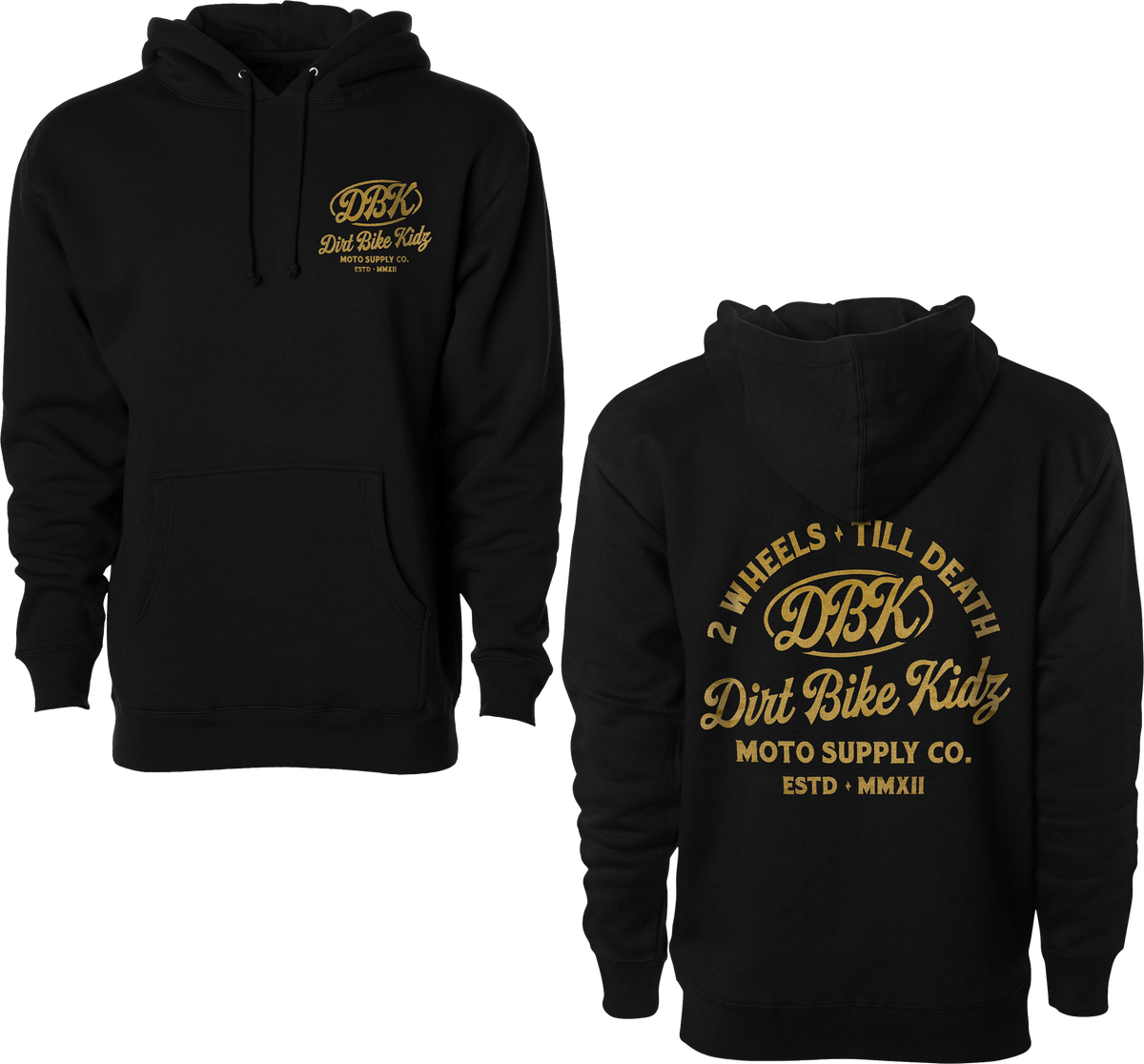 DBK Gold Nugget Hoodie Black 2X (AH-GOLDNUGGET-2X)