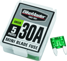 Load image into Gallery viewer, BikeMaster 5Piece 30A Replacement Mini Blade Fuse