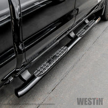 Cargar imagen en el visor de la galería, Westin 19-20 Chevrolet/GMC Silverado/Sierra 1500 Double Cab PRO TRAXX 4 Oval Nerf Step Bars - Black