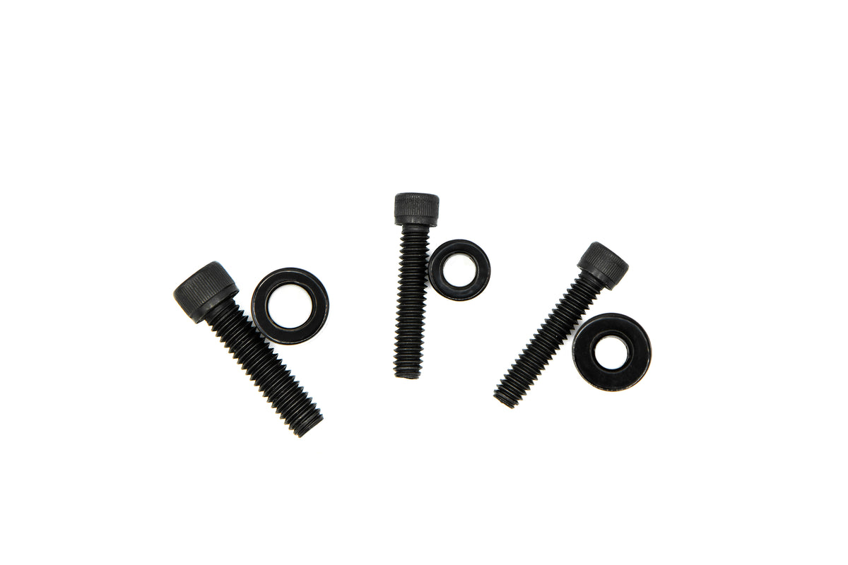 Santoro Fabworx Black Bolt KIT w/Washers M8 (SF10040B)