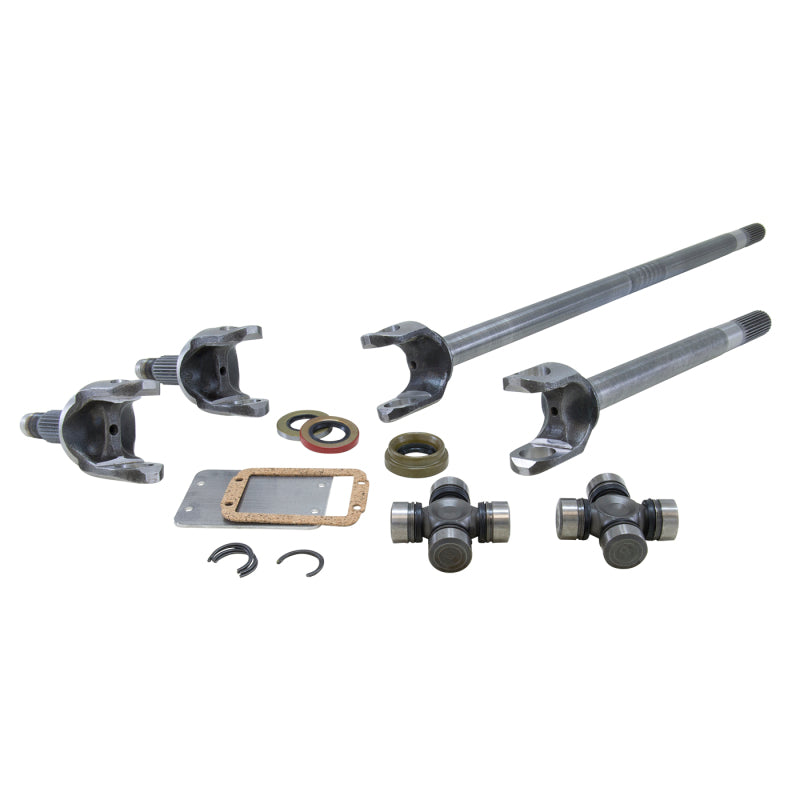 Yukon 4340 Chromoly Front Axle Kit for Dana 30 (27 Spline, 1310 U-Joint) — Fits Jeep Models