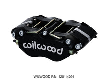 Cargar imagen en el visor de la galería, Wilwood Caliper-GN6R-L/H-Black Ano (.80 Thk Pad) 1.75/1.38/1.38in Pistons 1.38in Disc