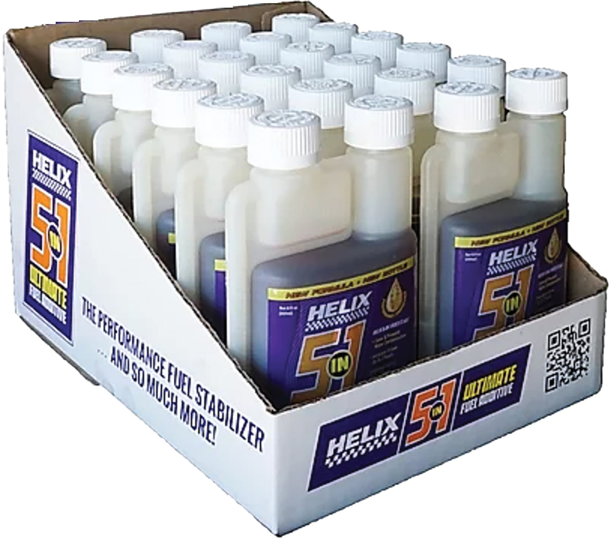 Helix 5 in 1 Fuel Additive 1 - 12 Pack of 8 OZ. Bottles (911-1212)