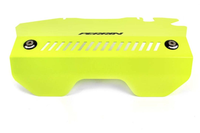 Perrin 15-16 Subaru WRX / STI Neon Yellow Pulley Cover For FA DIT Engines