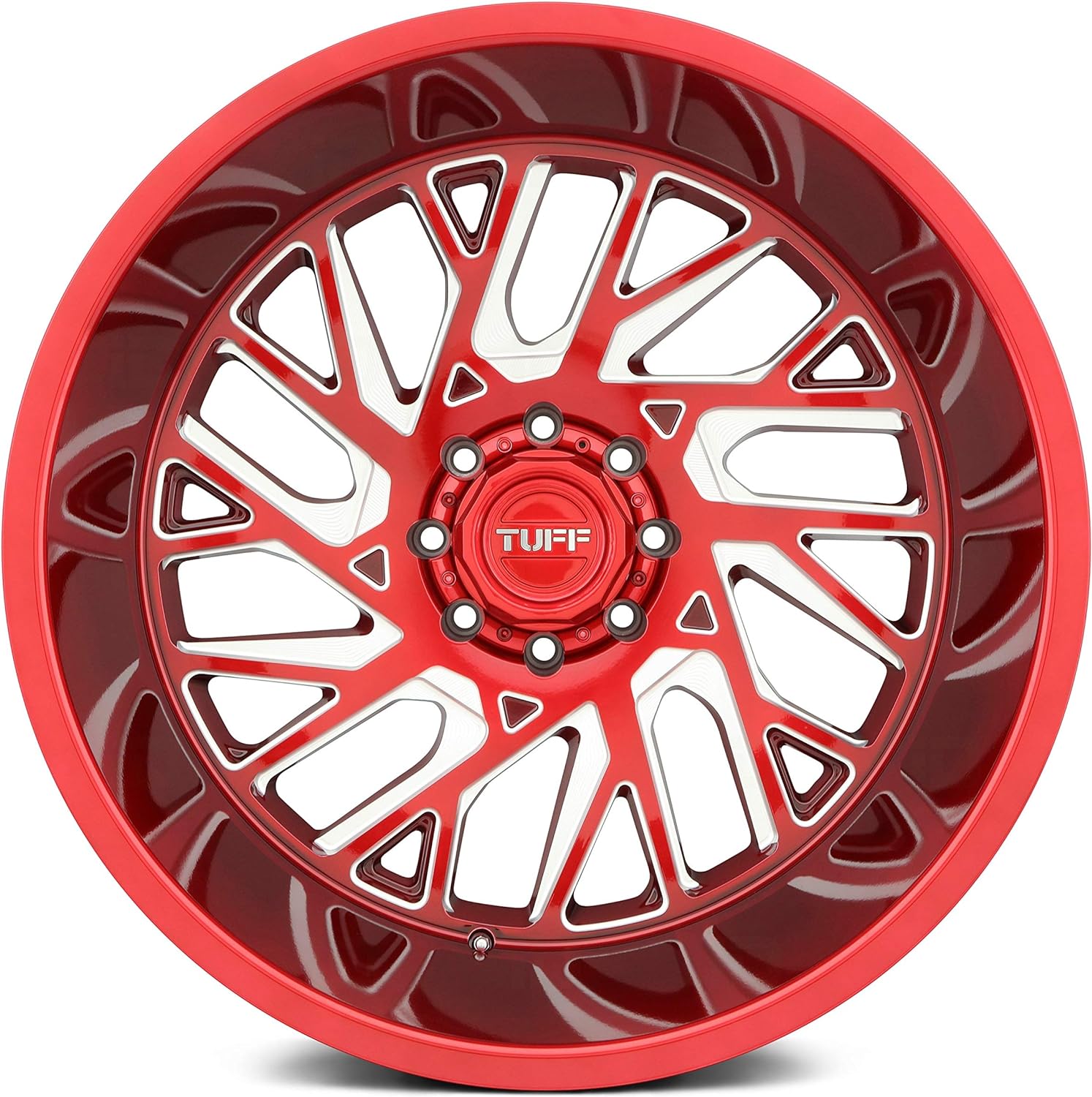 Tuff Wheels TUT4B 22X12 8X6.5 C-RED MILL -45MM
