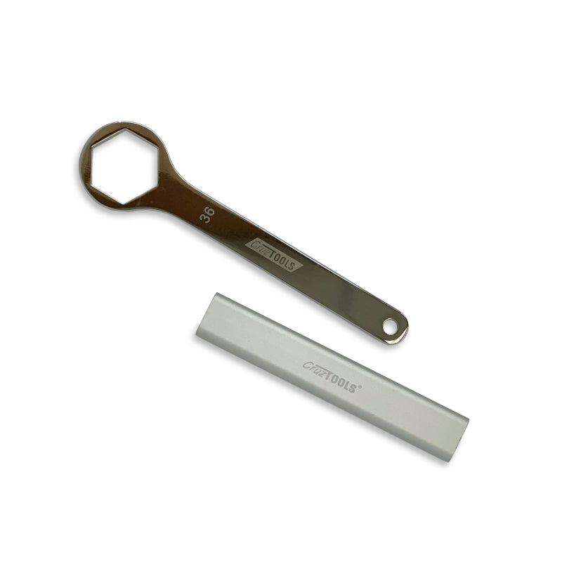 CruzTOOLS 36mm Axle Wrench with Extension for HD Pan America Indian FTR (AW36X)