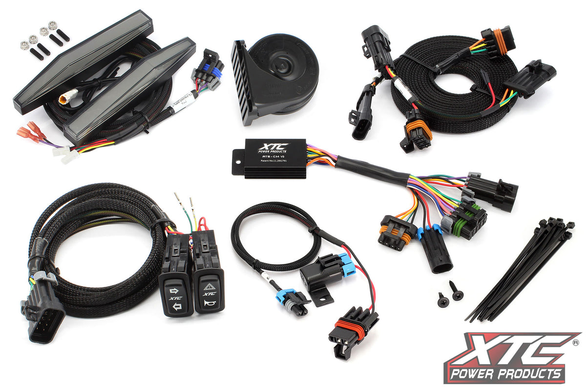 XTC Power Products Auto Turn Signal KIT w/ Horn and Front DRL Lights CAN (ATS-POL-RAN570-DRL)