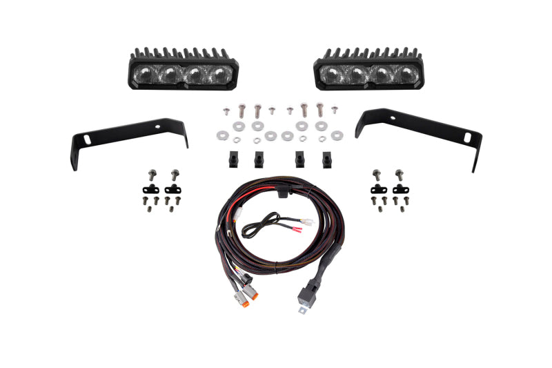 Diode Dynamics 2019-2021 Ford Ranger SS6 Pro LED Kit White Driving 6000K