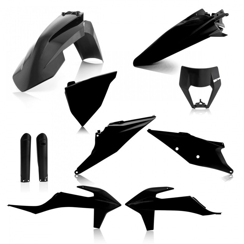 Kit completo de plásticos Acerbis 20-23 KTM 150-500 XCF-W/ XC-W-tpi/ EXC-tpi/ EXC-F - Negro