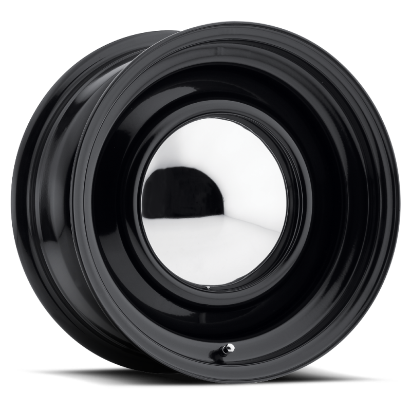 Raceline Black 15X6 5X5/5.5 (3.7In BS) Smoothie Wheel w/Cap