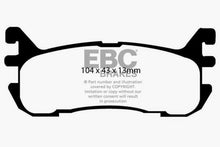 Cargar imagen en el visor de la galería, EBC 97-02 Ford Escort 2.0 Greenstuff Rear Brake Pads