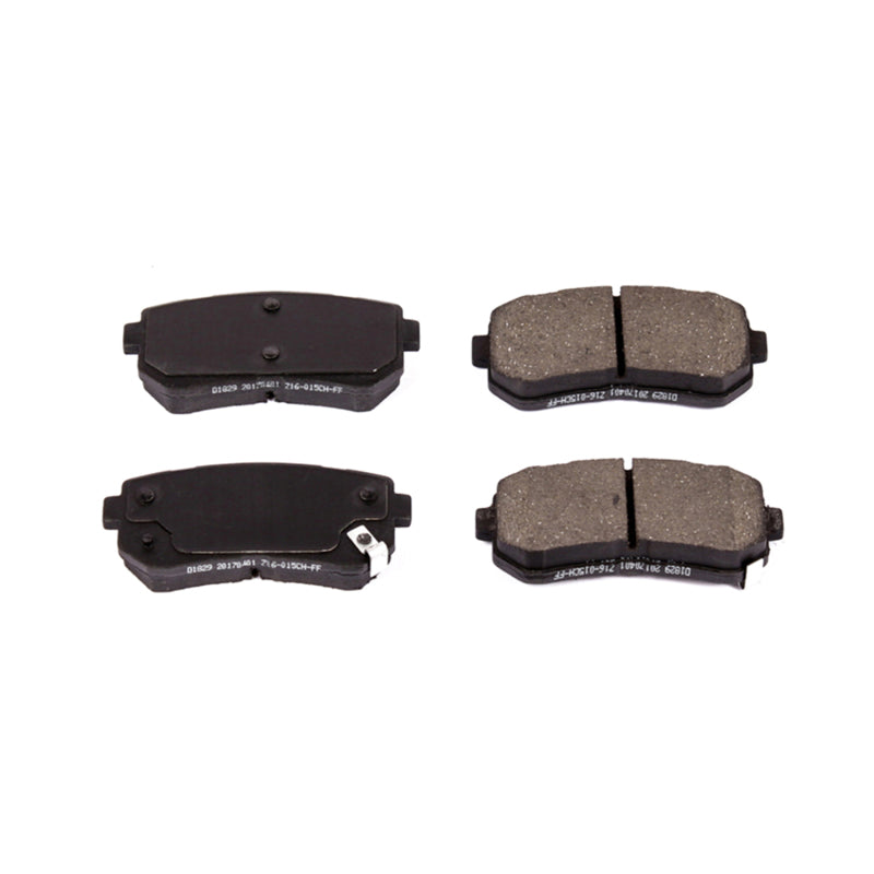 Power Stop 17-19 Hyundai Sonata Rear Z16 Evolution Ceramic Brake Pads