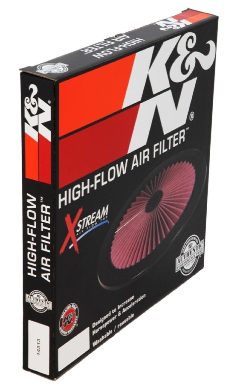K&N X-Stream Top Filter - 16 inch OD Black