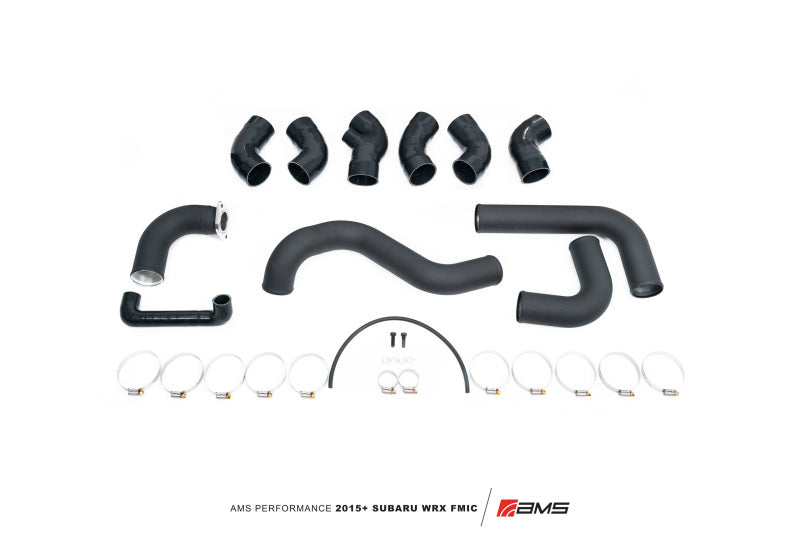 AMS Performance Front Mount Intercooler Kit w/o Bumper Beam — Fits 2015-2021 Subaru WRX FA20