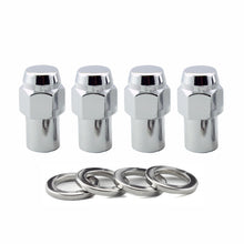 Cargar imagen en el visor de la galería, McGard Hex Lug Nut (Reg. Shank - .746in.) 1/2-20 / 13/16 Hex / 1.65in. Length (4-Pack) - Chrome