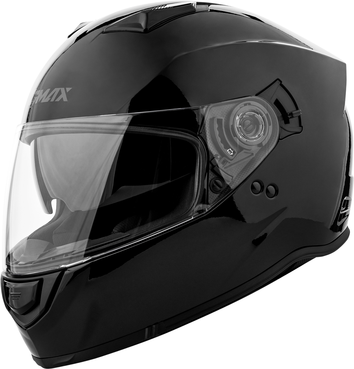 GMAX FF-18 Solid Helmets Black MD (F1180025)