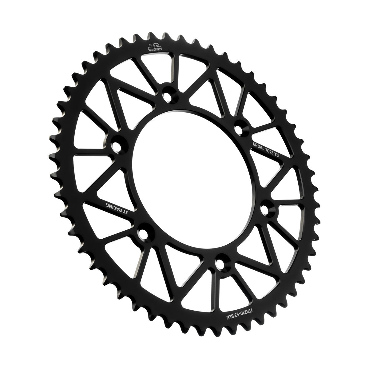 JT Rear Racelite Sprocket Alum 53T-520 BLK Beta/HON (JTA210.53BLK)