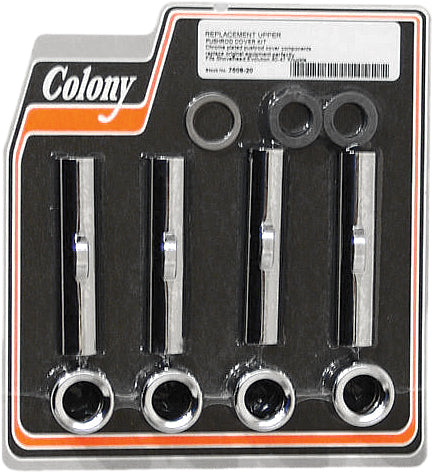 Colony Machine Upper Pushrod Cover KIT Outer EVO Shov/40-47 Knuck (7508-20)