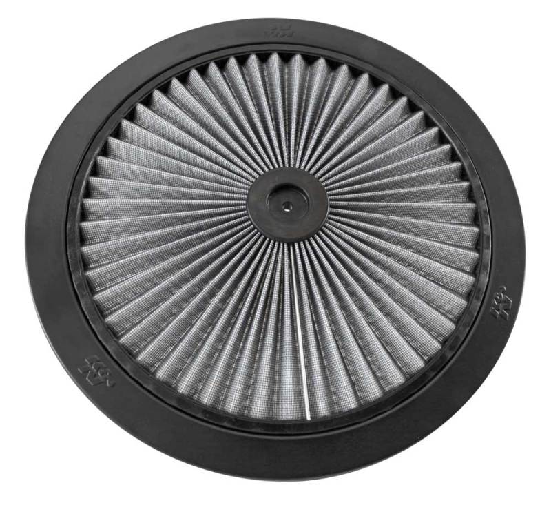 K&N X-Stream Top Filter - 14 inch OD Black Round Lid