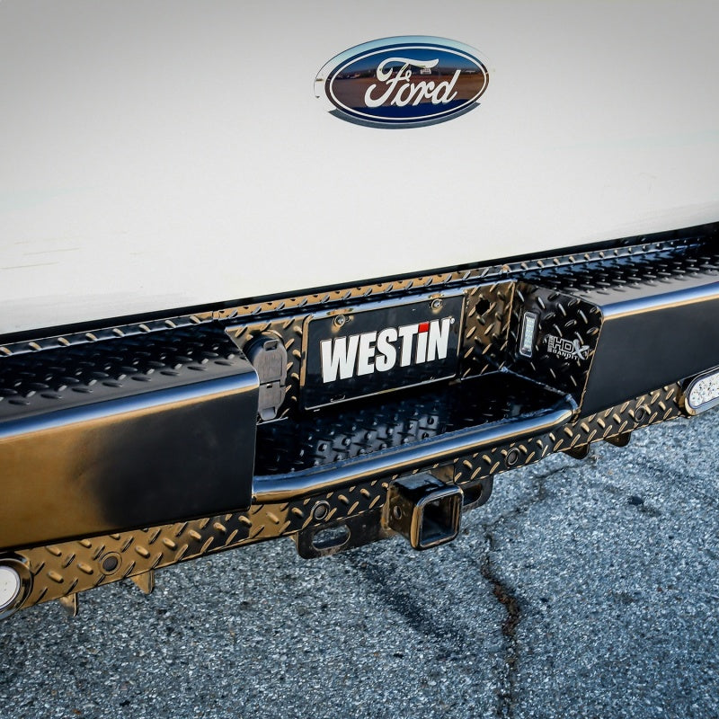 Westin HDX Bandit Rear Bumper - Black — Fits 2017-2022 Ford F-250/F-350 Super Duty