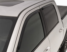 Cargar imagen en el visor de la galería, AVS 09-18 Dodge RAM 1500 Crew Cab Ventvisor In-Channel Front &amp; Rear Window Deflectors 4pc - Smoke