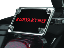 Cargar imagen en el visor de la galería, Kuryakyn License Frame &amp; Backing Plate Set 4in X 7in Chrome